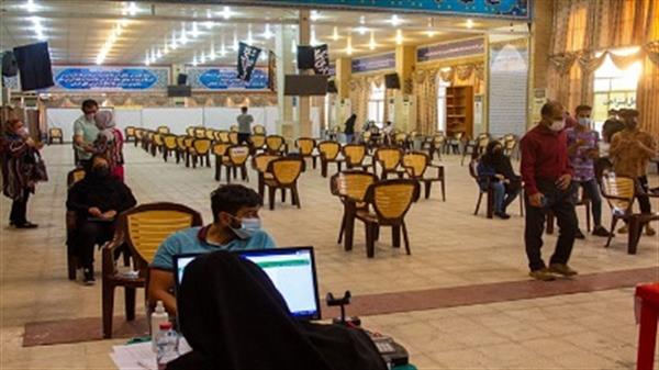 مرکز واکسیناسیون مصلای بوشهر تا ساعت ۲۴ فعال است