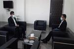 نشست مشترک مدیر پایگاه ملی میراث فرهنگی جزیره خارگ با رئیس دادگاه عمومی شهر خارگ