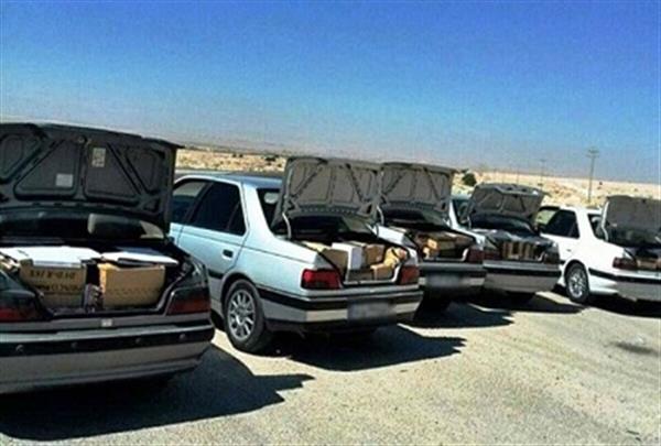 ۸ دستگاه خودروی شوتی حامل ۱۰میلیارد ریال کالای قاچاق در جاده‌های استان بوشهر توقیف شد