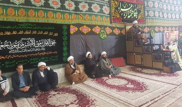 جزیره خارگ در سوگ شهادت فاطمه زهرا(س) عزادار شد