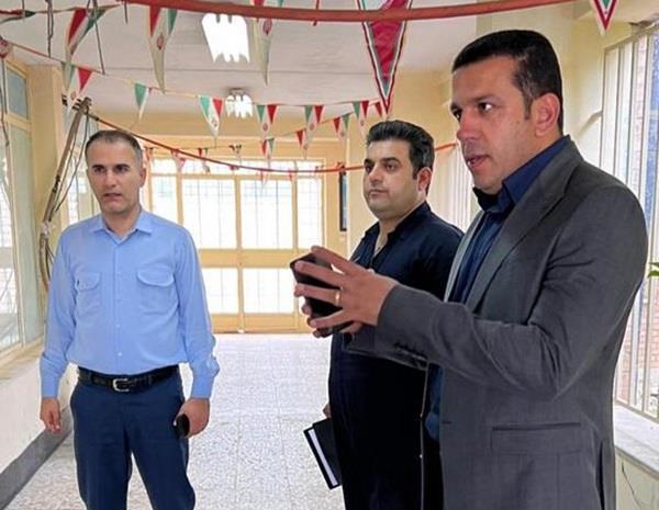 بازدید مدیریت عملیات عمومی از زیرساخت های آموزشی خارگ