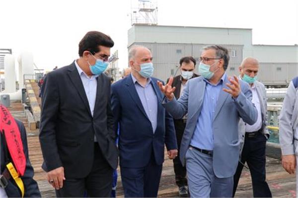 بازدید مدیران ارشد سازمان بازرسی کل کشور از پایانه نفتی خارگ