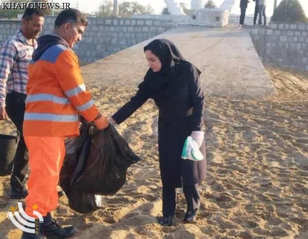 ساحل گناوه پاکسازی شد