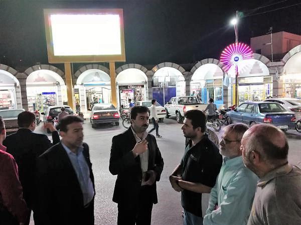 رونمایی از تلویزیون شهری میدان امام خمینی (ره) جزیره خارگ