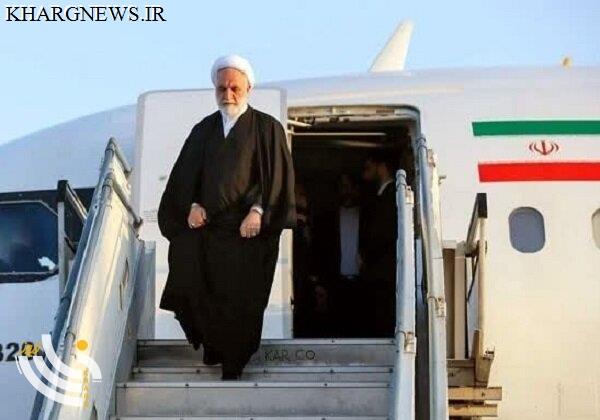 رئیس قوه قضائیه وارد استان بوشهر شد