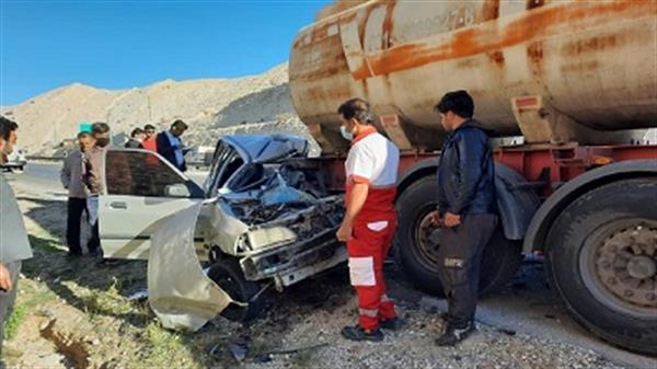 ۲ تبعه افغانستان در تصادف با خودروی پراید فوت شدند