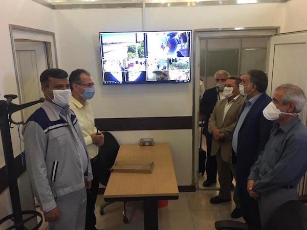 بازدید مدیرعامل شرکت پایانه های نفتی ایران از سیستم حفاظت الکترونیک فرودگاه خارگ