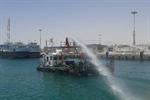 مانور ساعت صفر اطفای حریق در بندر دیر برگزار شد
