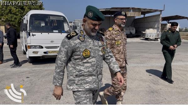 بازدید فرمانده نیروی دریایی ارتش از ایستگاه خارگ