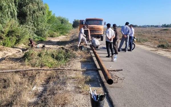 مشکل آب محدوده شهری خارگ رفع شد