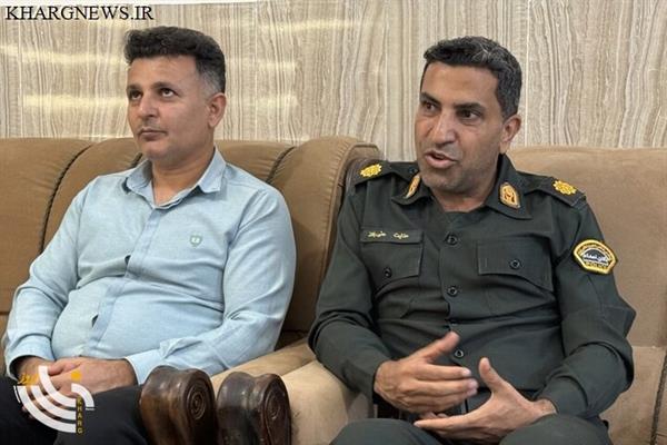 فرمانده انتظامی خارگ: تأمین امنیت مردم مهم‌ترین اولویت پلیس است