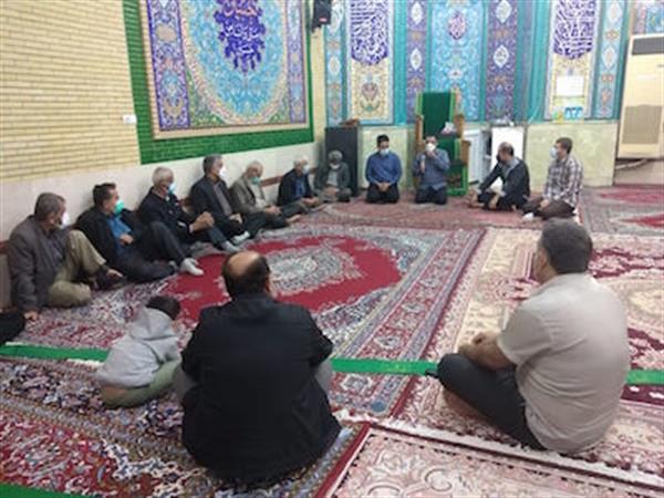 ملاقات مردمی فرماندار بوشهر در مسجد شهدای محله امامزاده برگزار شد