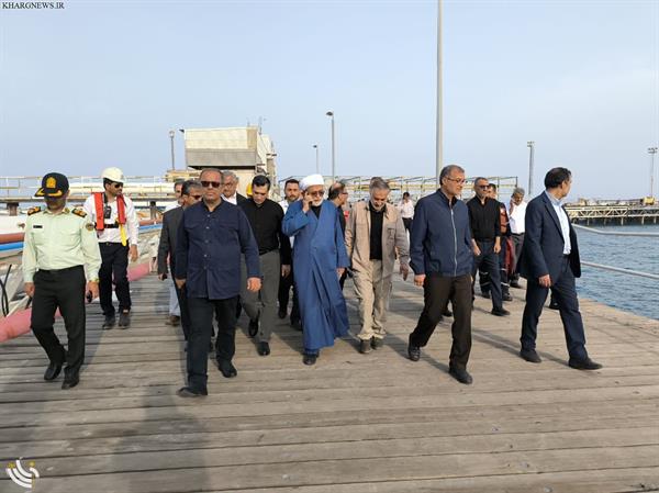 فرماندار بوشهر: امنیت در جزیره خارگ کاملا برقرار است/بازدید میدانی فرماندار بوشهر از جزیره خارگ