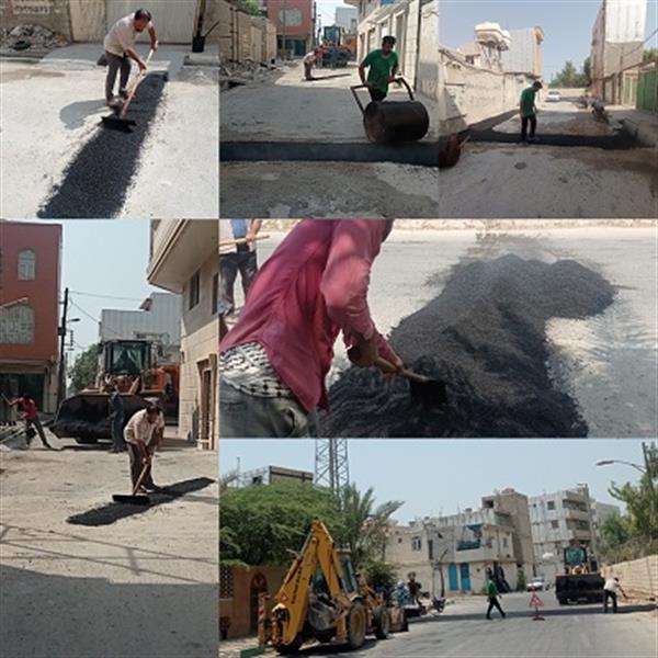 بهسازی کوچه ها و معابر شهر