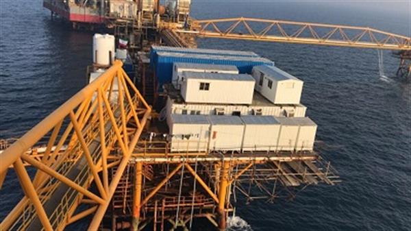 سکوی مسکونی FY-B فروزان در شرف راه‌اندازی است