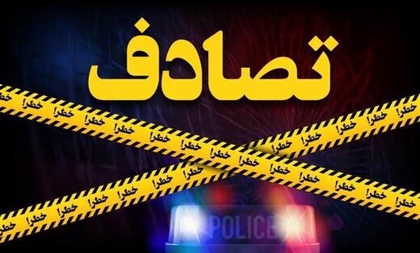 واژگونی خودروی مهمانان نوروزی در جاده ساحلی دیر - بردخون