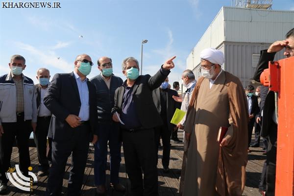 بازدید کمیسیون انرژی مجلس از پایانه های نفتی جزیره خارگ